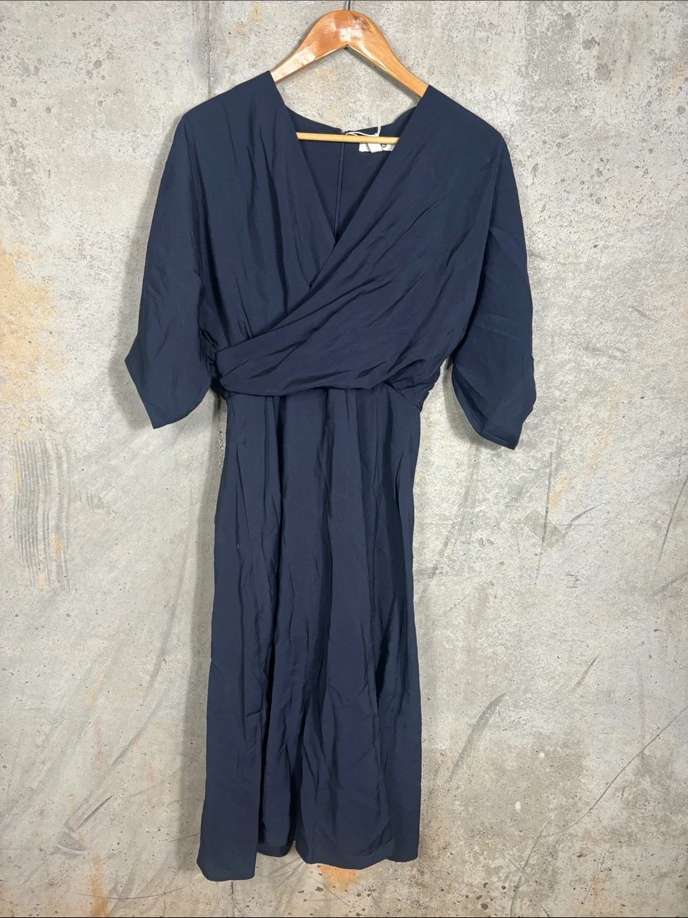 COS Puff-Sleeve Midi Dress